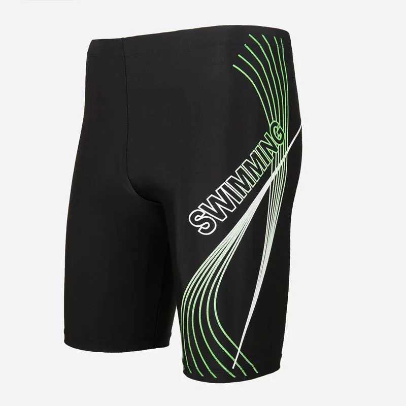 New Swimsuit Mens Swimming Trunks Sexy Swimwear Quick-dry Boxer Shorts Tight Swim Trunks W250214