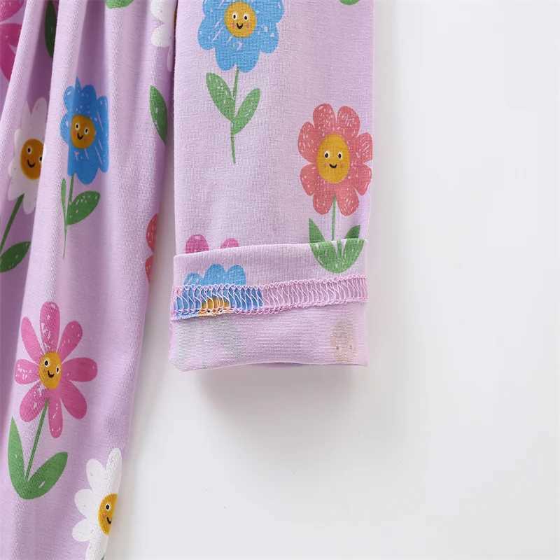 Jumping Meters 2-7T Kids Long Sleeve Princess Girls Dresses Flowers Print Autumn Spring Hot Selling Birthday Par Dresses Z250214