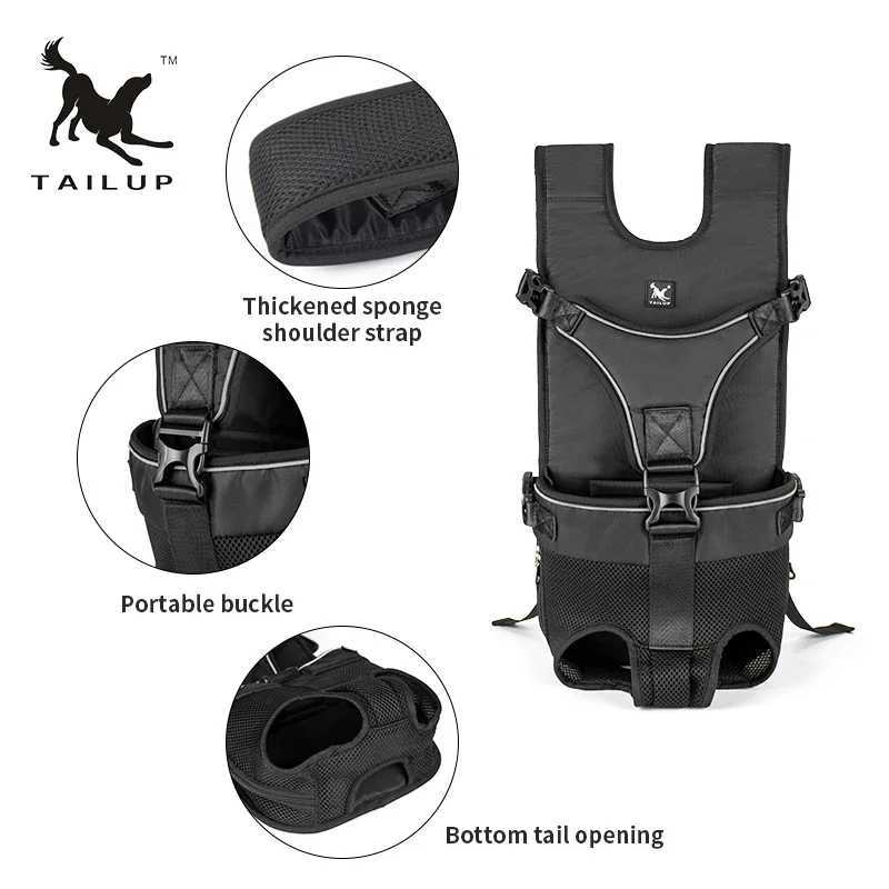 Others Dog Carrier High quality Dog Carrier Backpack Adjustable Pet Carriers Front Facing motorcycle pet backpack Puppy Travel Bag Cycling Pet bag H25