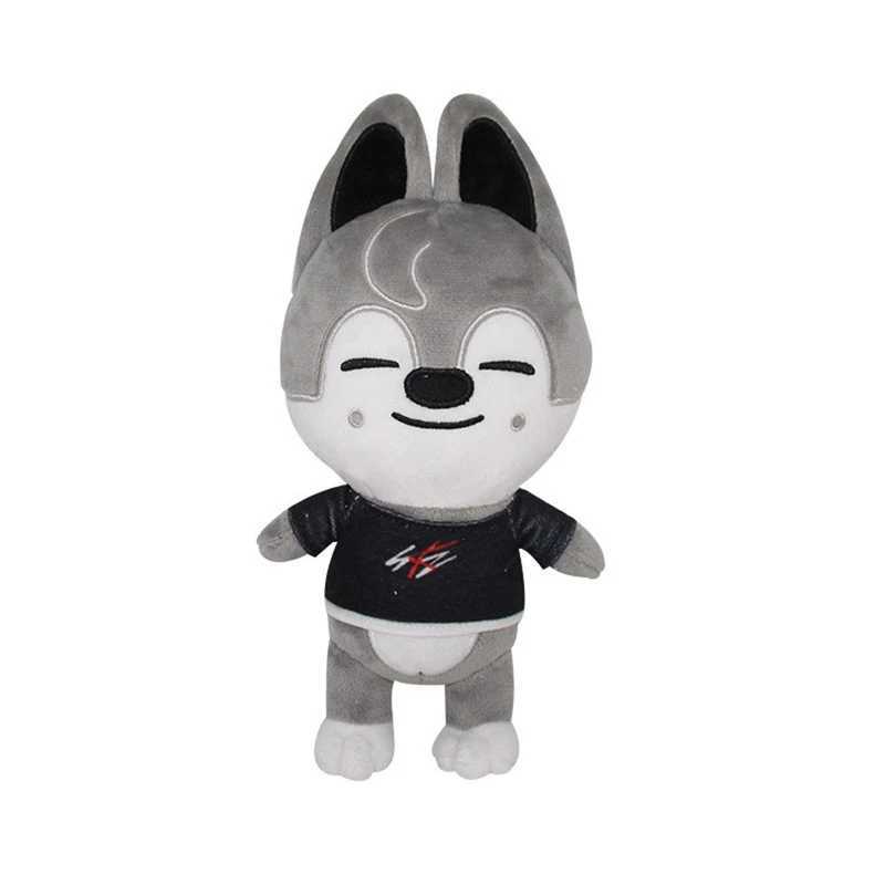 Skzoo Plush Toys 20cm Stray Kids Plush Wolf Chan Cartoon Stuffed Animal Plushies Doll Cute Companion for Kids Adults Fans GiftT250214