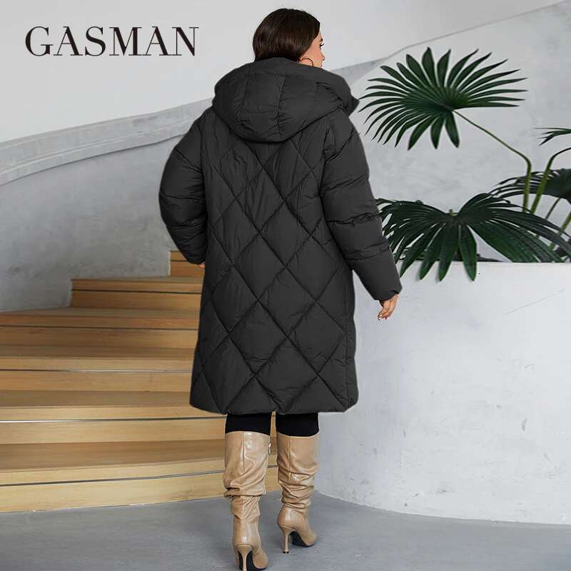 2025 Women's Winter Jacket Plus Size L-6Xl Women Coat Brand Fashion Thick Cotton Windproof Hooded Parka