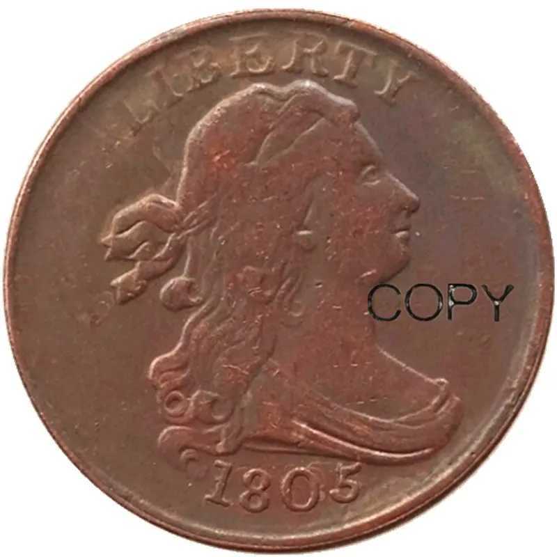 US A set of(1800-1808) 8pcs Draped Bust Half Cent Copper Copy Decorate CoinXJ250214