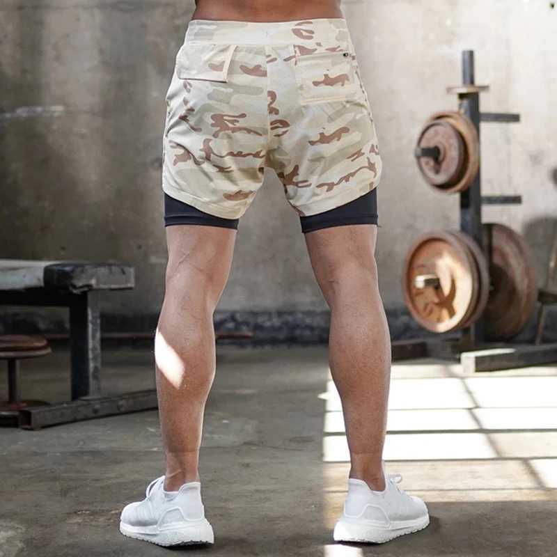 Mens 2 in 1 Running Shorts Quick Dry Athletic Shorts with Liner Workout Lightweight Shorts with Zip Pockets and Towel LoopXJ250213