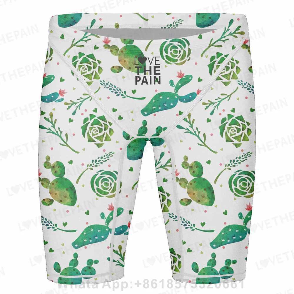 Multi Prints Men Elastic Swimming Trunk Swimwear Beach Swim Sport Short Briefs Surfing Summer Swimsuit Boxer Shorts Bathing Suit W250214