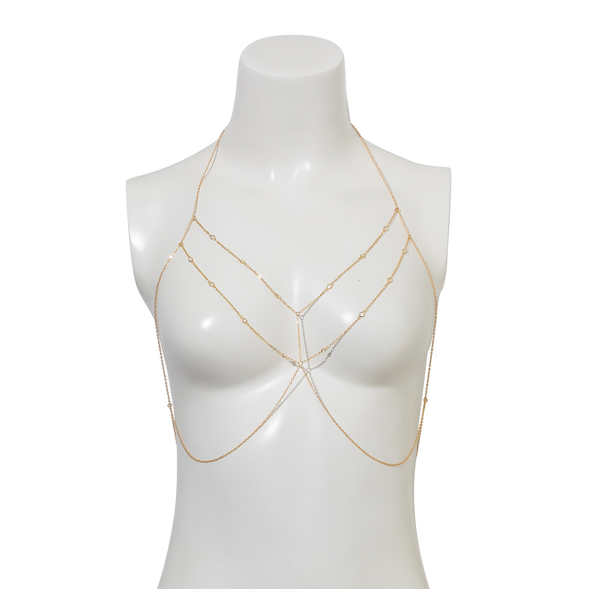 Woman fashion Jewelry sexy chest rhie tassel summer body chain, spicy girl bikini chain