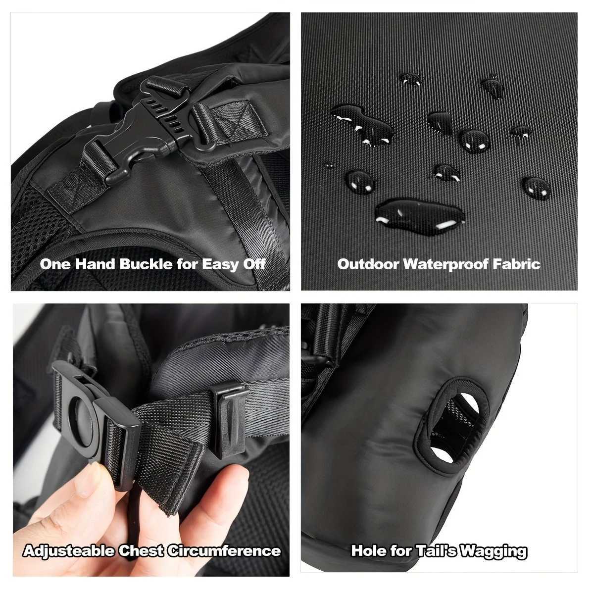 Dog Travel Bowls Bags Pet Front Dog Carrier Backpacks Adjustable Hands Free Dog Backpack Carrier For Medium Small Dogs H250220