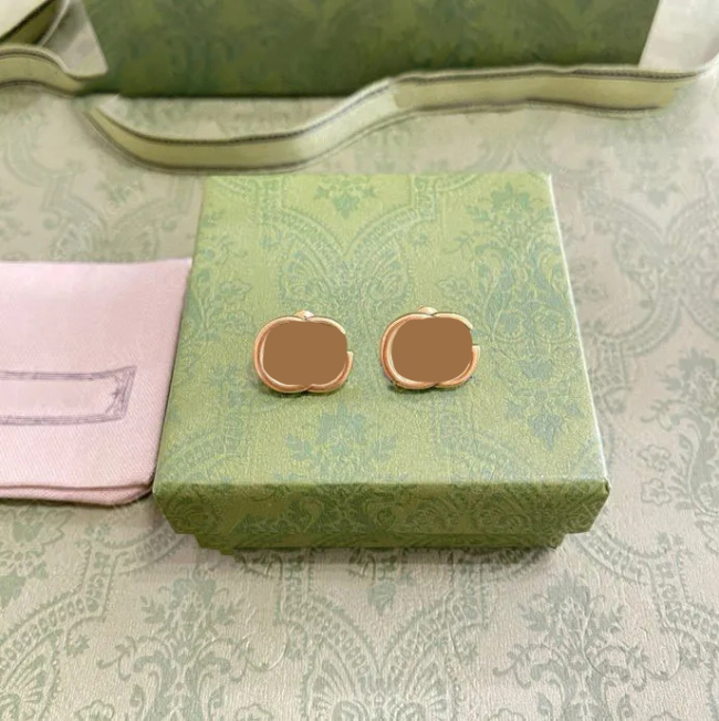 designer luxury gold hoop stud earring set with letters for women ideal valentines day engagement present 005