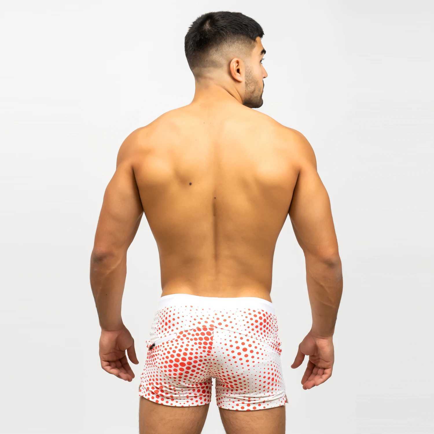 Taddlee Men Swimwear Swim Boxer Brief Bikini Surfing Trunks Square Cut Swimsuits W250214