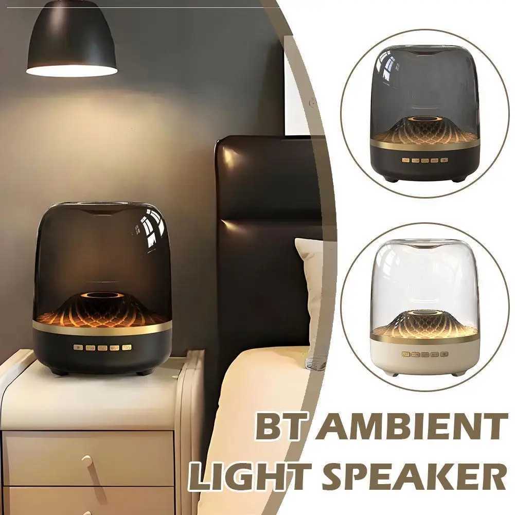 Speaker Large Volume Atmosphere Light Cputer Desktop Gift He Transparent Speaker Z250214