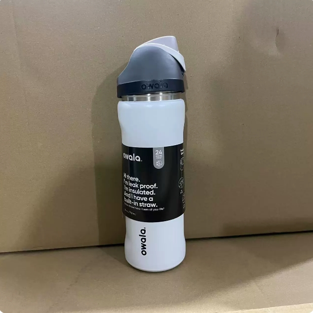 24oz Owala Insulated Sports 304 Stainless Steel Insulation Cup Portable Large Capacity Water Bottles 0403