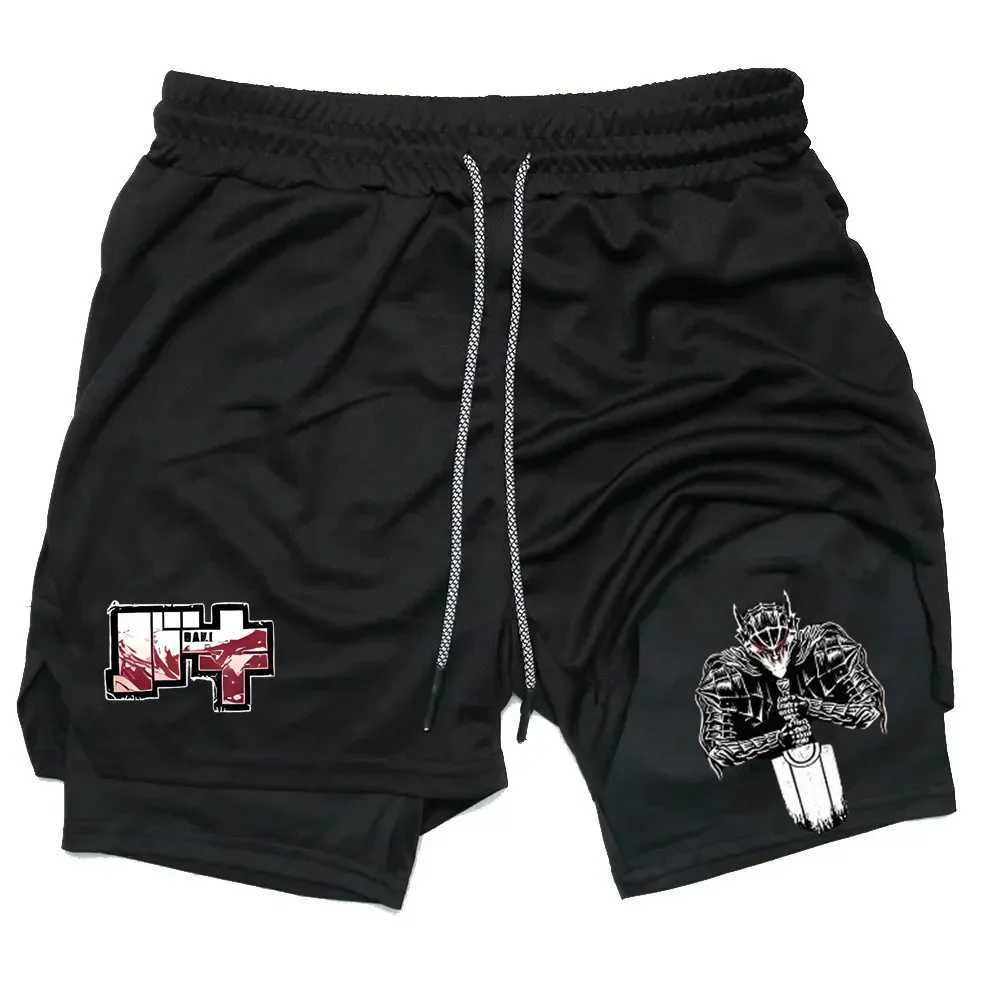 Fashion And Leisure Men And Women Summer Shorts Comfortable Anime Gym Pattern Printing Fitness Trend Running PantsXJ250213