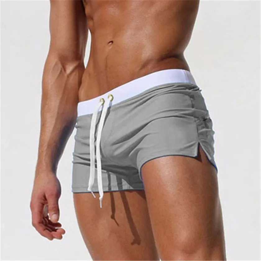 2024 NEW Boxer Cotton Underwear Boxershorts Sleep Men Swimming Briefs or Boxers Shorts with Pocket #A W250214