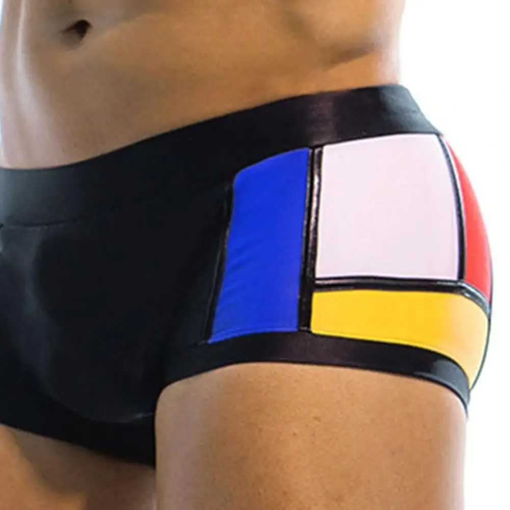 Mens Pants Quick Dry Trunks with Elastic Waistband for Water Sports Surfing Bathing Swimming W250214