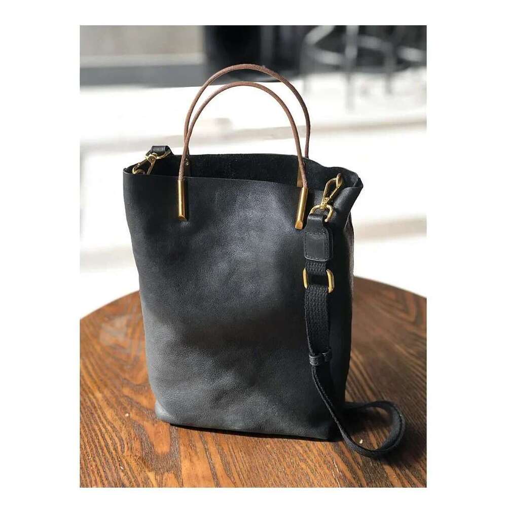 Genuine Leather Women New Retro Nature Soft Cowhide Handbag Versatile Composite Bag Shoulder Bags