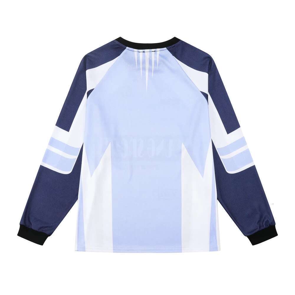 Streetwear Contrast Color Sports Mens Baseball Shirts Long Sleeve Breathable Casual Fall Tshirts Crew Neck Baggy Loose Top Tees