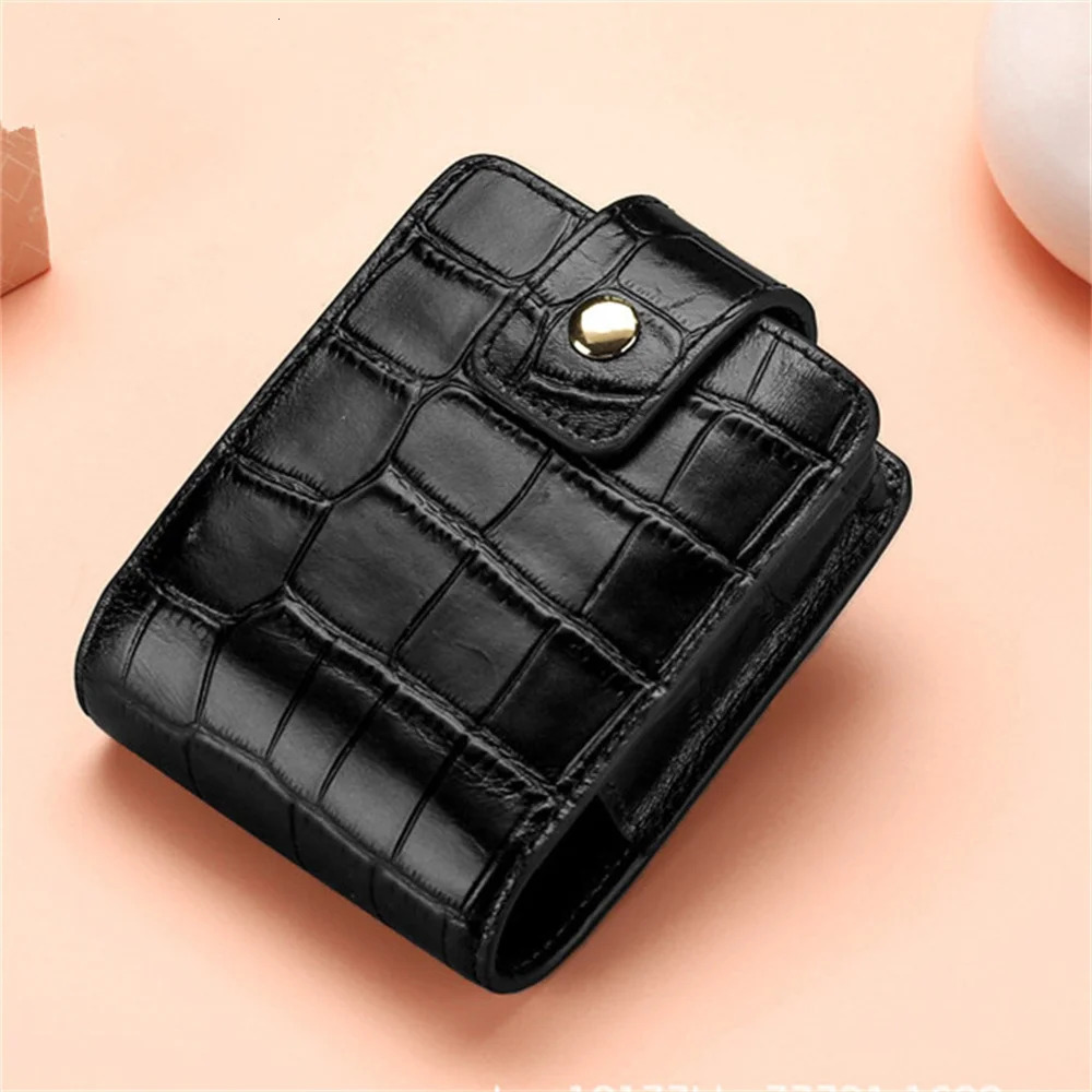 Lipstick Cosmetic Bag with Mirror Women Travel Makeup Bag Pattern Pu Mini Toiletry Organizer Pouch Storage Makeup Case 250207