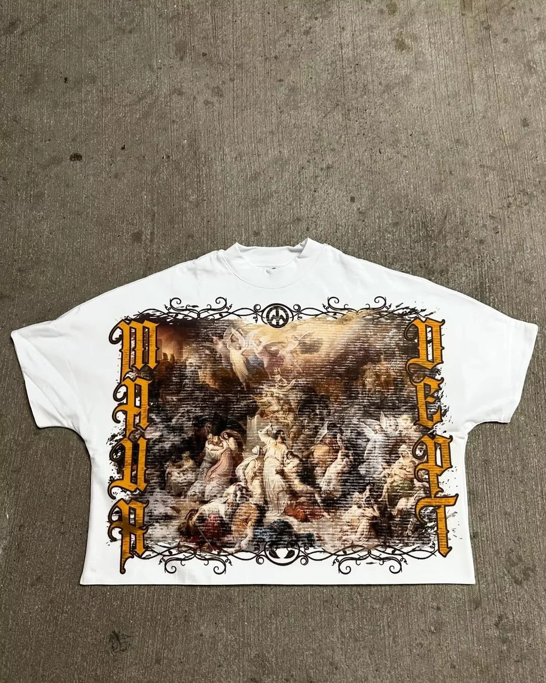 American gothic religion graphic t shirts y2k tops oversized t shirt streetwear couples pro choice harajuku vintage men clothing 250213