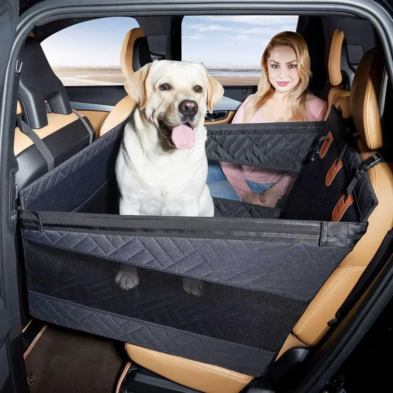 Others Dog Carrier Travel Dog Car Seat Cover Waterproof Pet Dog Carriers Bag Cat Transport Hammock Dog Car Seat Basket for Small Medium Dogs Bag H2502