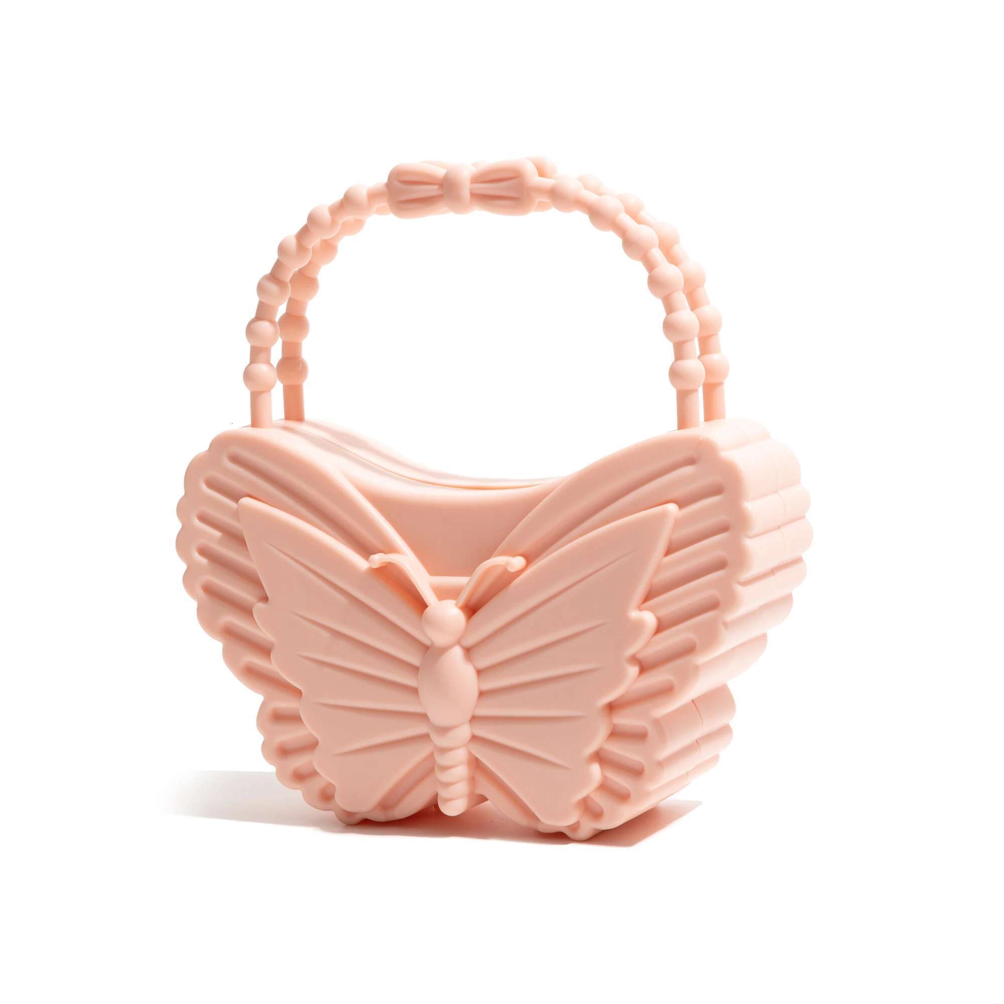 Soft Silicone Gel Fabric Small Jelly Cell Phone Purse Children Toy Bow Hobos Handbag Girls Fashion Simple Shopping Bag