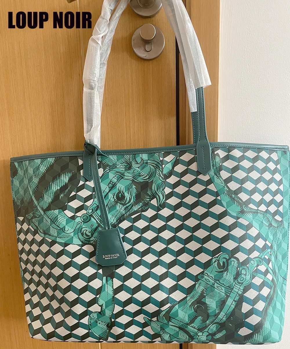 LOUP NOIR New for Women Famous Brands Bag Casual Totes Large Capacity noir bag Shoulder Women Bags High QualityC250214