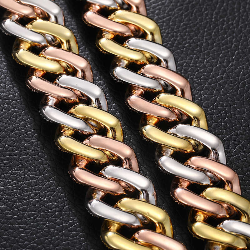 Hip hop jewelry coutureFull Iced Out 20mm Moissanite Stone Sterling Sier Cuban Link Chain Necklace