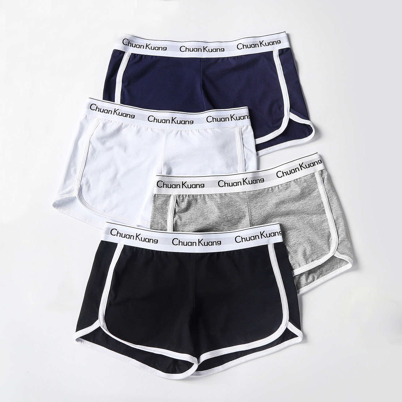Unisex Boxer Underwear Women Couple Sports Shorts Cotton Yoga Panty for Female Panty
