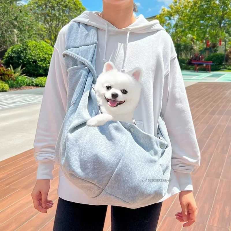 Others Dog Carrier Comfortable Dog Bag Pet Crossbody Shoulder Bag Portable Outdoor Travel Cat Puppy Sling Carrier Bag Pet Carrying Supplies H250213
