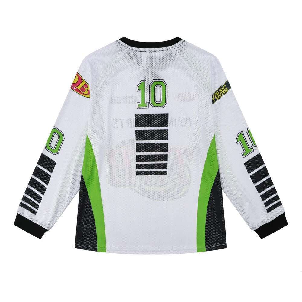 Contrast Color Sports Baseball Tshirts For Men And Women Pullover Breathable Mesh Long Sleeve Tees Oversized Loose Fall T-Shirt