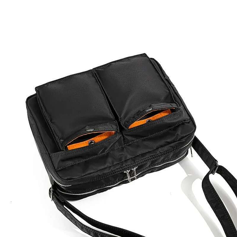 Men's Nylon Small Messenger Trendy Diagonal Backpack Chest Light Boys Leisure Travel Waterproof Shoulder Bag
