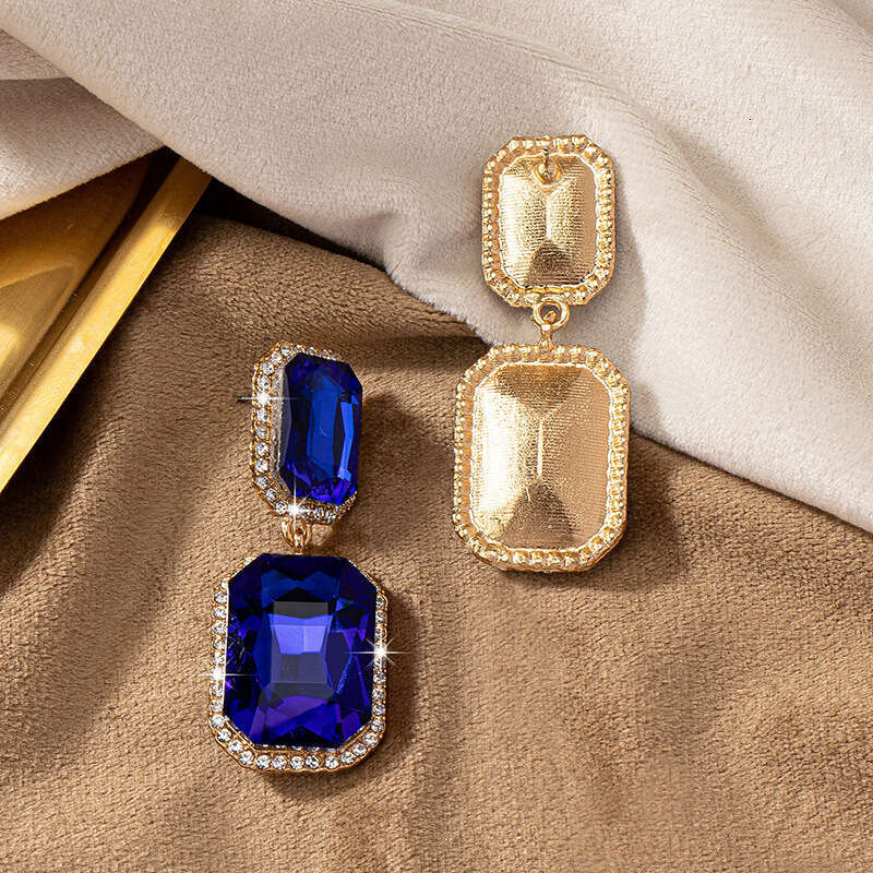 New Fashion Geometry Set Dia Personalized Women's Earrings Qingdao Jewelry