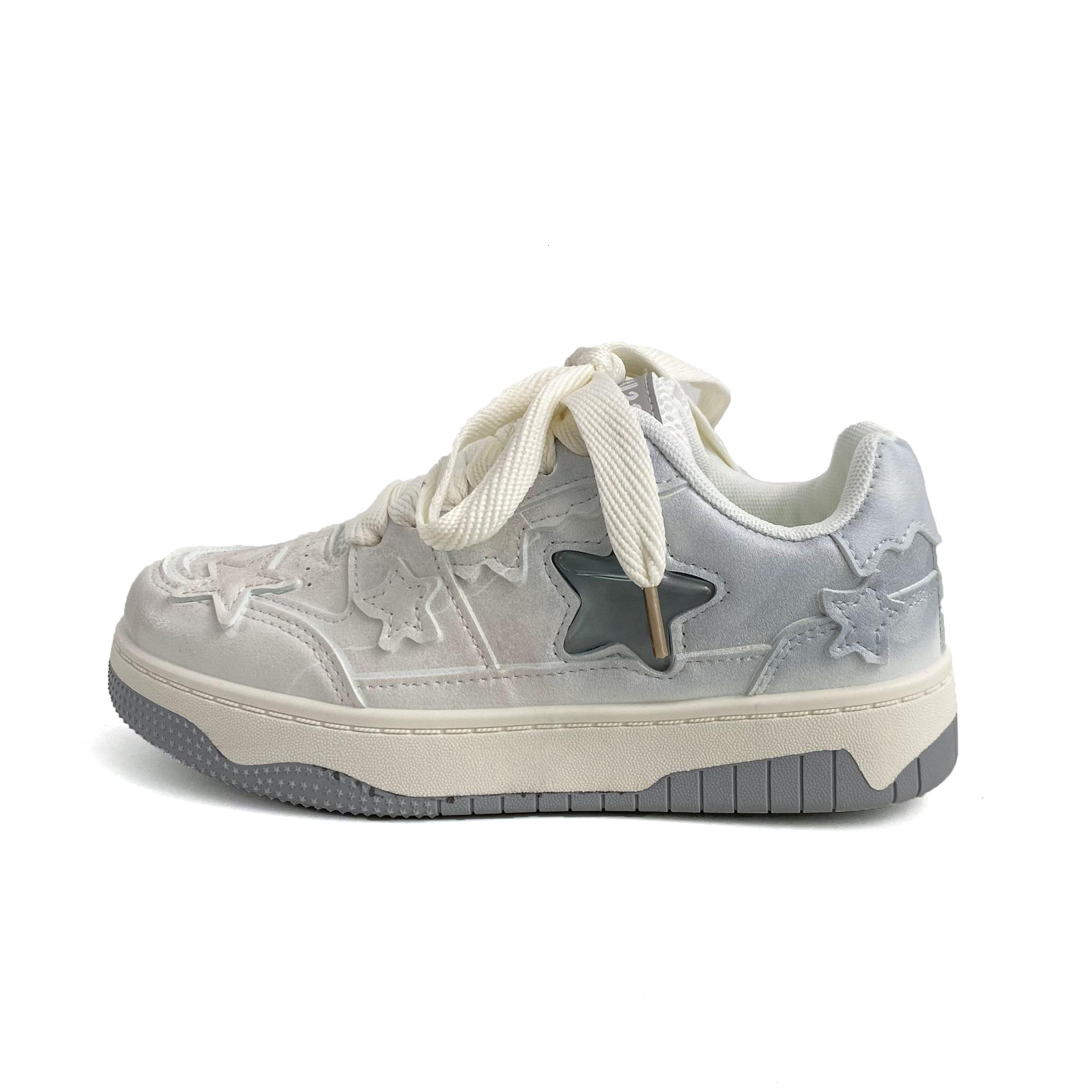 Five Pointed Star 2025 Autumn And Winter Women's Flat Shoes, Student Leisure Multifunctional Niche Design Sports Board Shoes Trendy Balance Skate