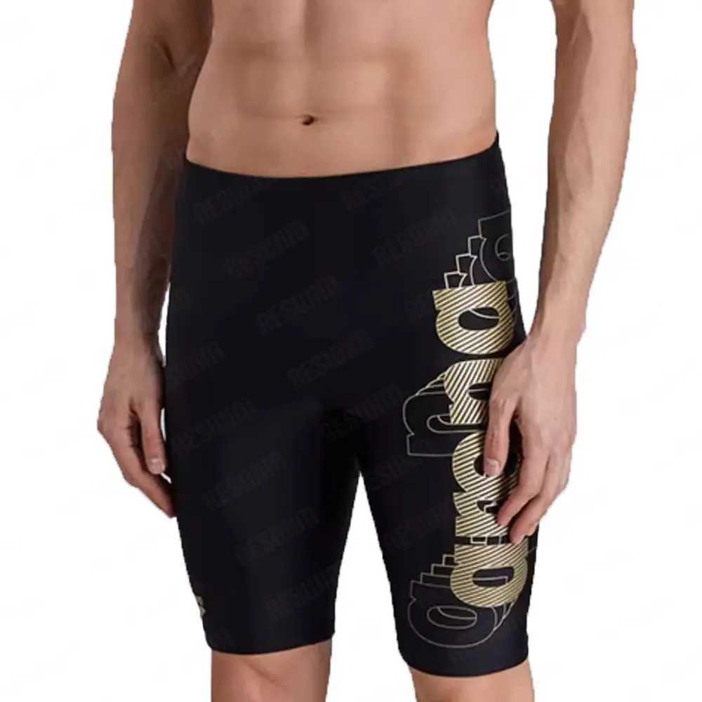 2025 Mens Swimming Jammer Endurance Exercise Training Swimsuit Beach Swimming Relay Swimsuit Jammer Summer Tight Surfing Diving Pants W250214