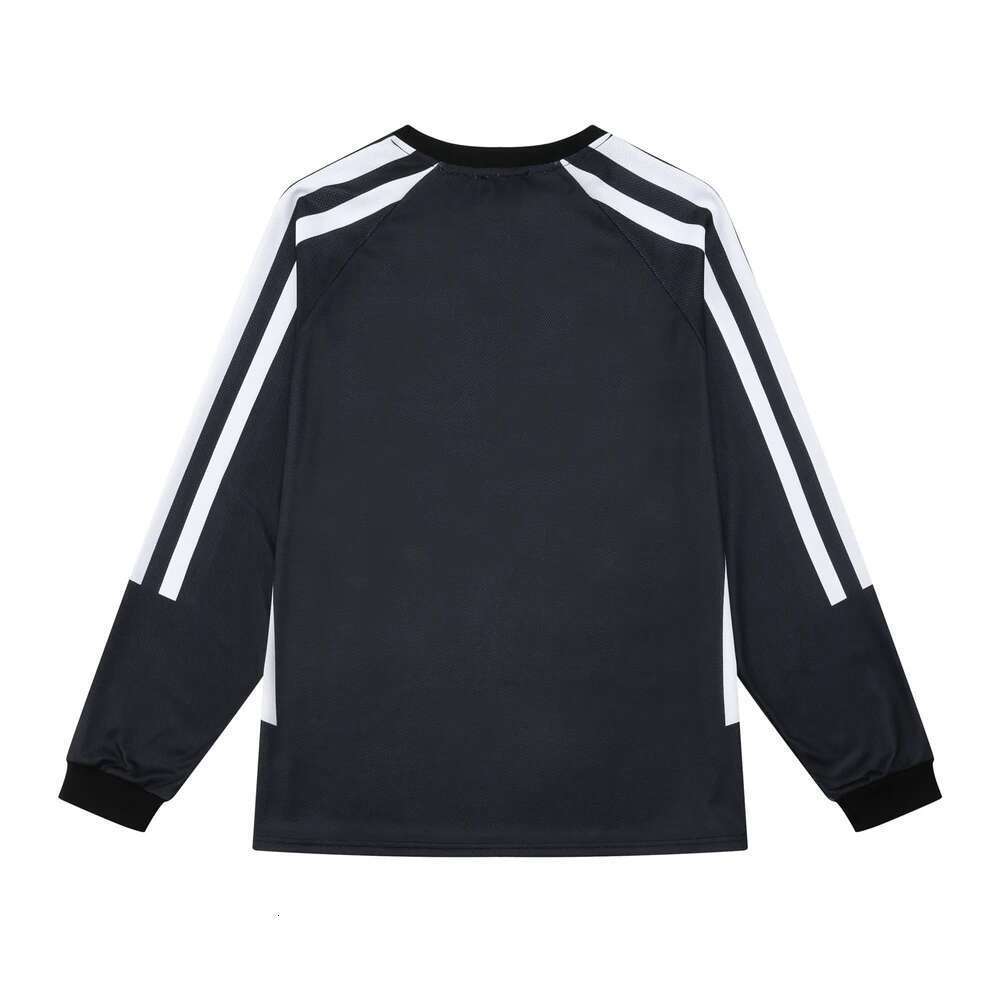 Retro Contrast Color Sports Baseball Tshirts For Men And Women Pullover Breathable Mesh Long Sleeve Tees Oversized Loose T-Shirt