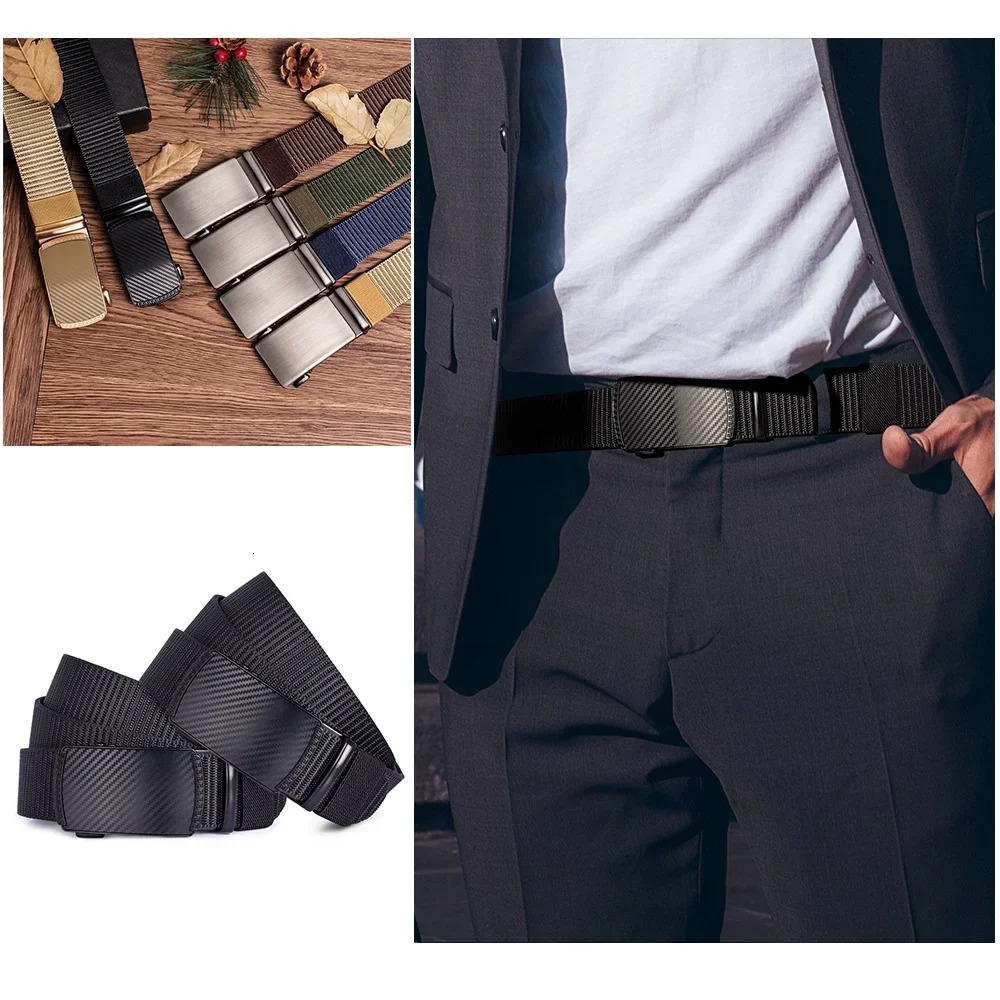 Automatic Buckle Light Comfortable Nylon Military Belt Outdoor Hunting Multifunctional Tactical Canvas Belt High Quality Men Bel 250213