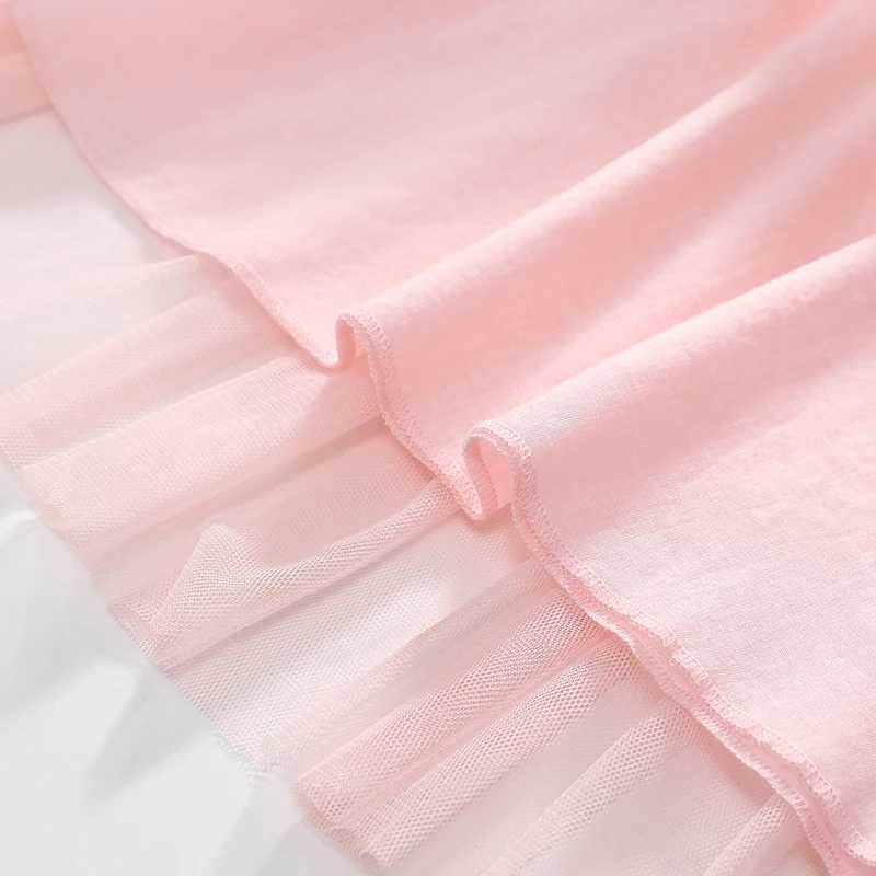 Little maven Kids Clothes Childrens Clothing 2024 Autumn Cotton Baby Girls Ballet Dancer Long Sleeves Dresses 2-7 year Z250214