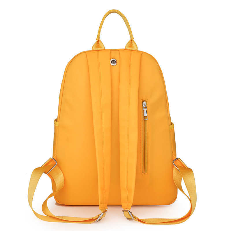 New Korean version Oxford cloth large capacity womens backpack Fashion and lightweight casual backpack womens bag