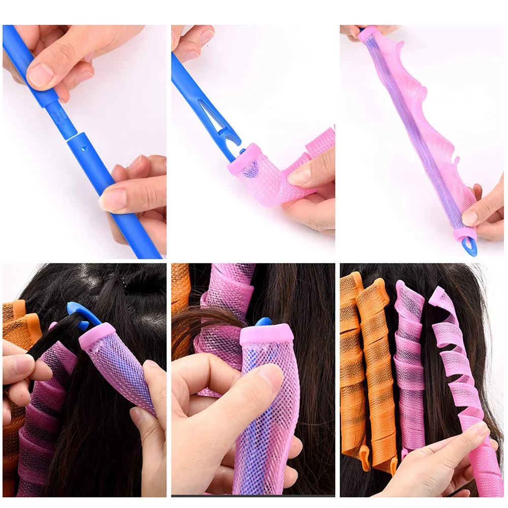 20Pcs Set Portable Magic Hair Curler Wave Formers Hair Styling Accessories Hair Styling Tool DIY Hair Rollers 250214