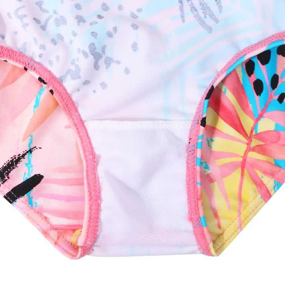 BAOHULU Kids One-Piece Swimsuit UV 50+ Protective Summer Rash Guard Long Sleeve Mix Peach Color Swimwear Water Sport Costumes Z250214