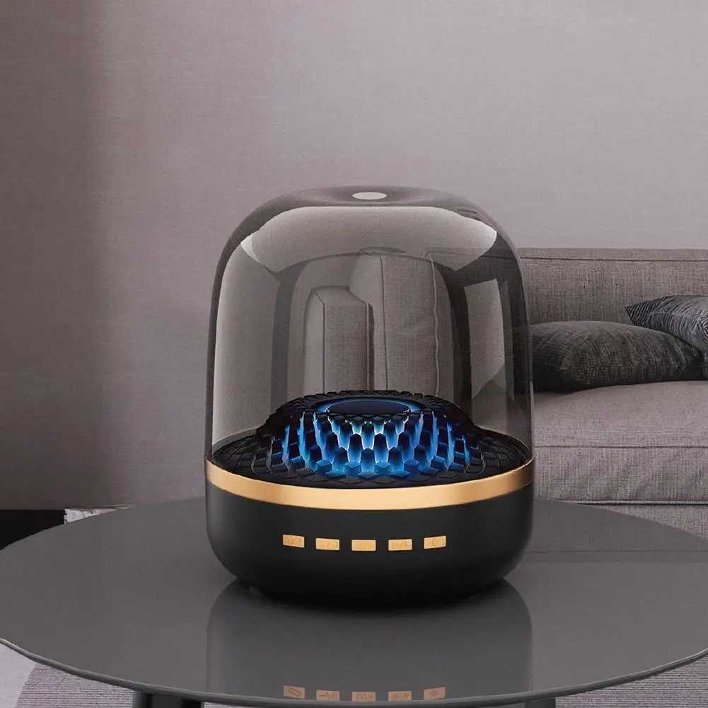 Speaker Large Volume Atmosphere Light Cputer Desktop Gift He Transparent Speaker Z250214