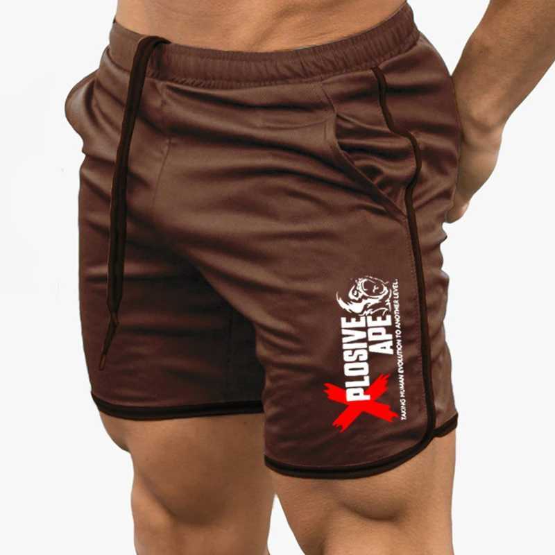 Summer New Trend Casual Drawstring Mens Sports Shorts Thin Mesh Quick Drying Casual Running Breathable Five Quarter Pants MenXJ250213