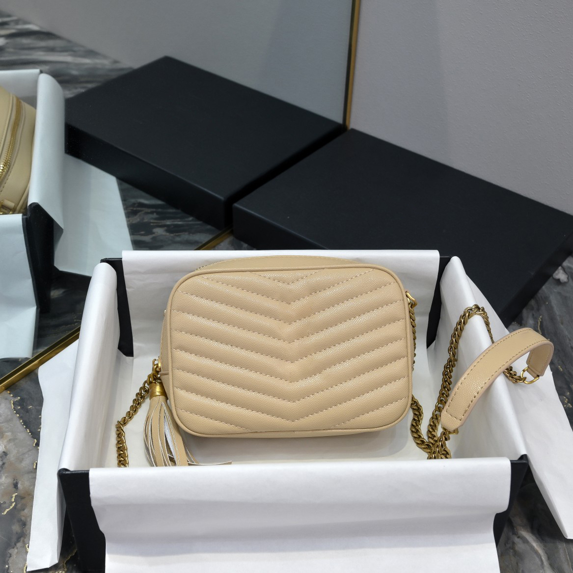 Genuine leather mini camera bag for woman purse fashion shoulder bags cowhide handbag