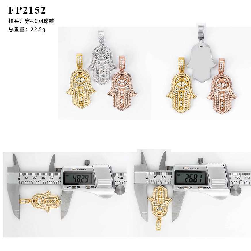 New mens and womens moissanite hip-hop pendant 925 silver moissanite pendant can be worn through a single stone tennis ball