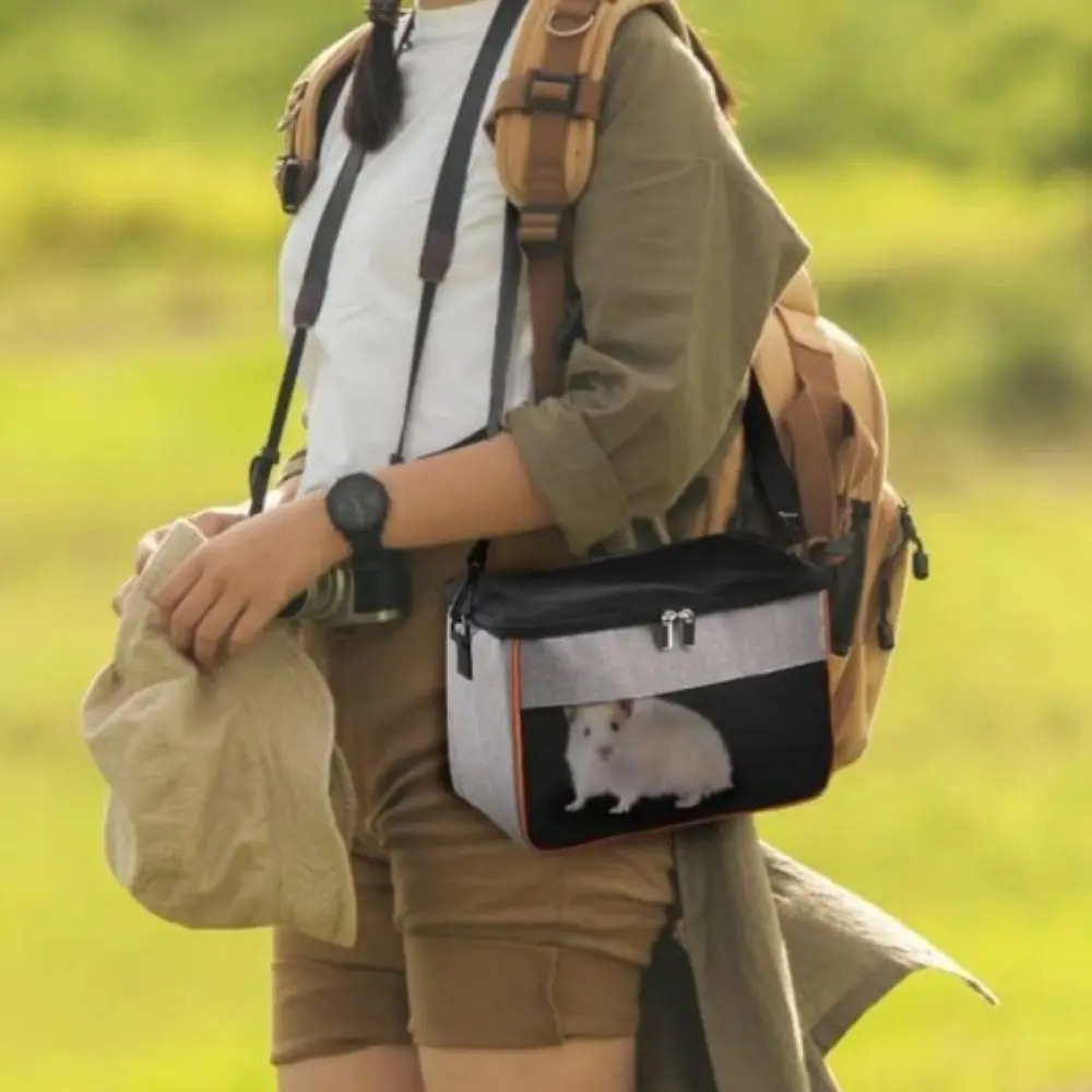 Bird Cage Portable Parrot Hamster Lizard Bag Sugar Glider Backpack Small Animals Accessories 250206