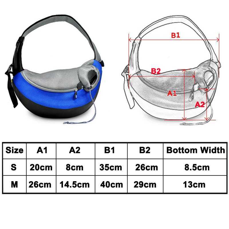 Others Dog Carrier WOYYHO Animal carriers Breathable Dog Carrying Bags Mesh Travel Shoulder Bag For Puppy Cat Small Pets Slings Backpacks H250213