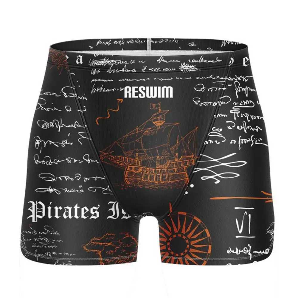 New Mens Swimming Trunks Athletic Training Swim Jammer Swimsuit Shorts Pool Quick Dry Lycra Swimwear Surf Beach Tights Pants W250214