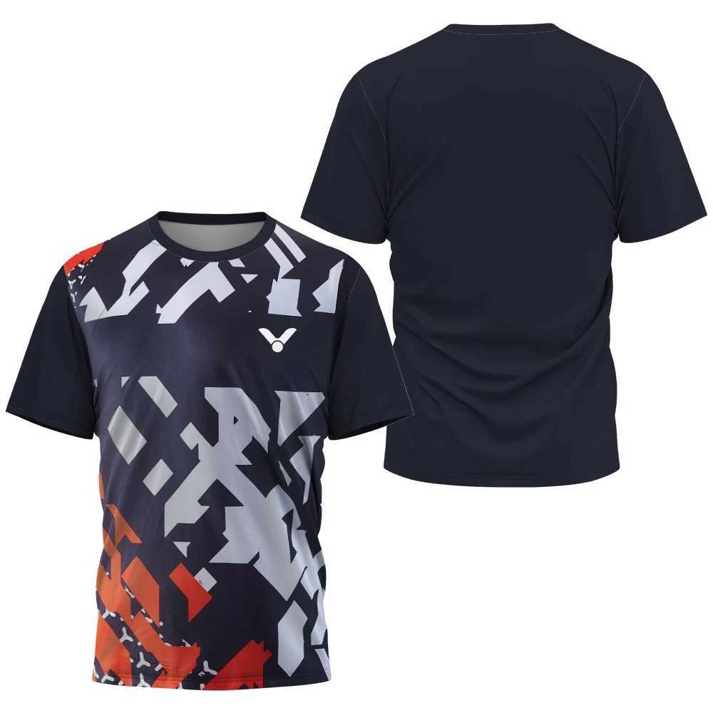 2024 Breathable Badminton Tennis T Shirt Men Fashion Sportwear Top Clothing Male Gym Fitness Short Sleeve Outdoor Sports Uniform W250214