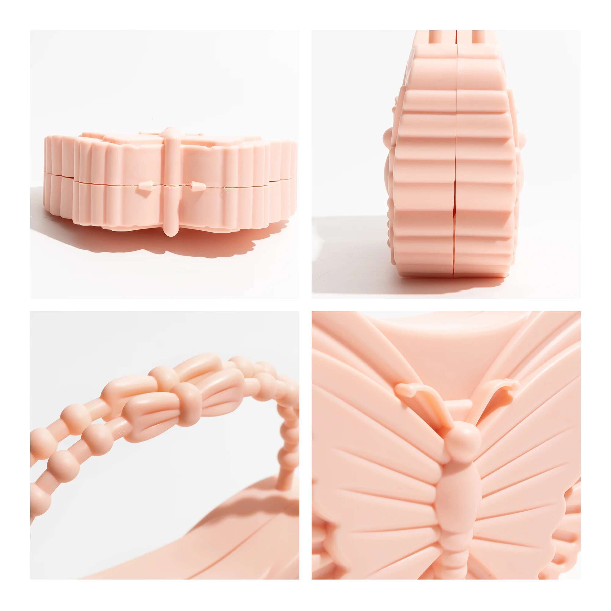 Soft Silicone Gel Fabric Small Jelly Cell Phone Purse Children Toy Bow Hobos Handbag Girls Fashion Simple Shopping Bag