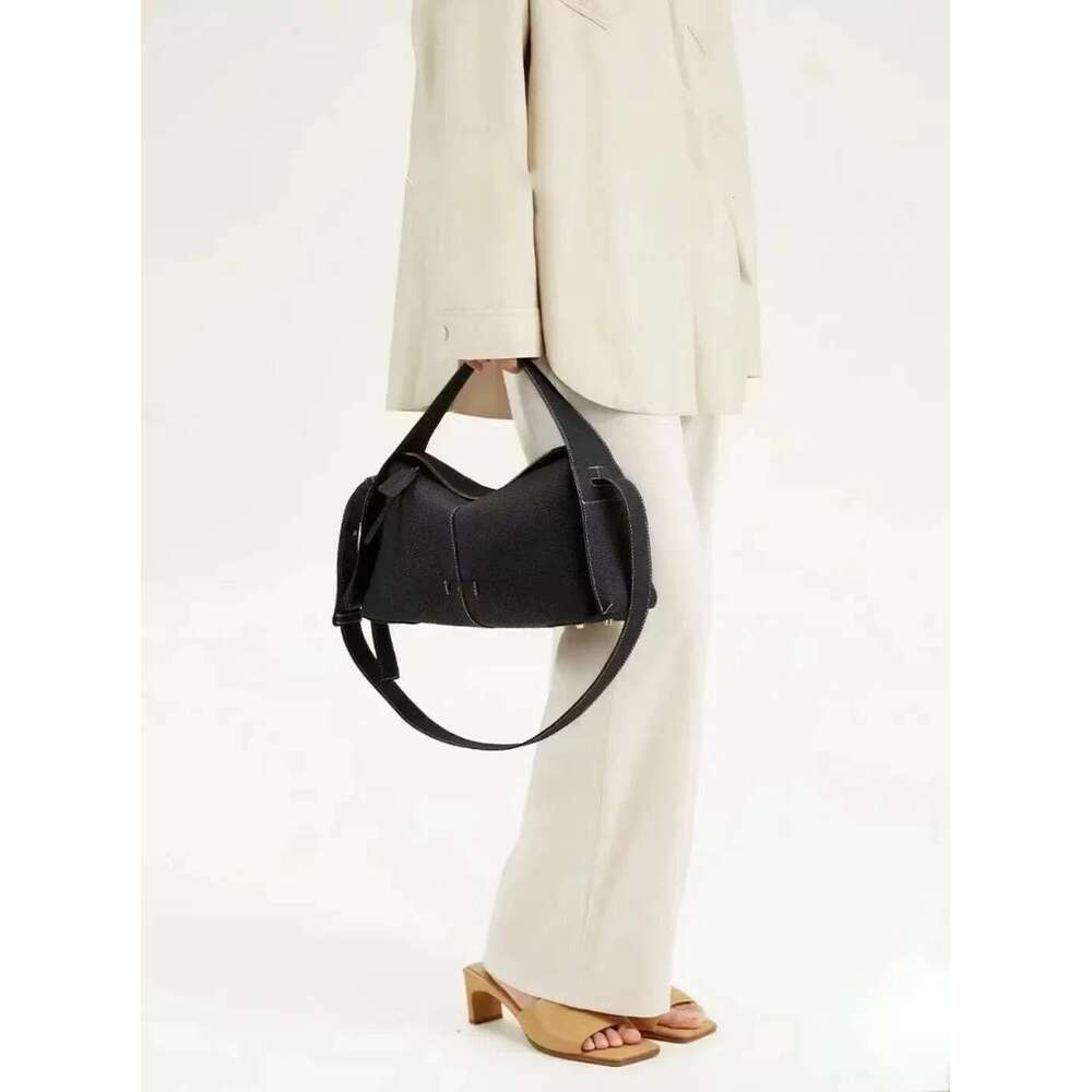 2024 Solid Color Horizontal Niche Crossbody Bag