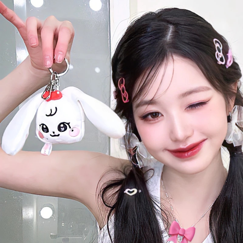 Ive Minive Plush Ive CHERRY LIZ GANGANJI DAL-E Rei NAORI Doll Keychain Minive Kpop Push Toy Pendant Key Chain Ring CHEEZ ERANG-E 250214