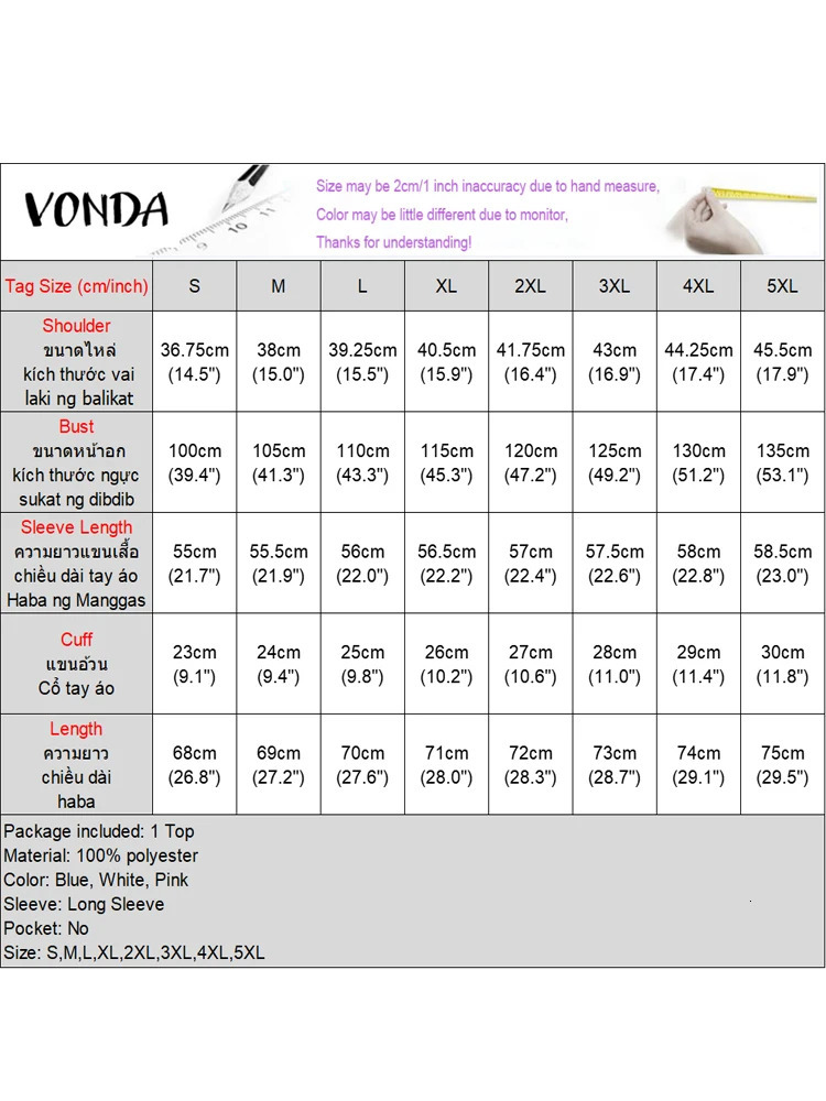 VONDA Women Elegant Long Sleeve Blazer Spring Plaid Patchwork Suits Casual Loose Jackets Female Lapel Neck Open Up Coats 250213